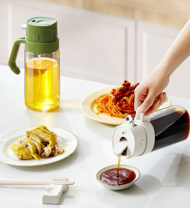 2 in 1 Oil Bottle