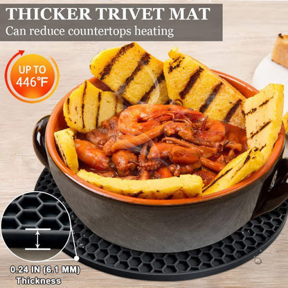 Heat Silicon Trivet Mat