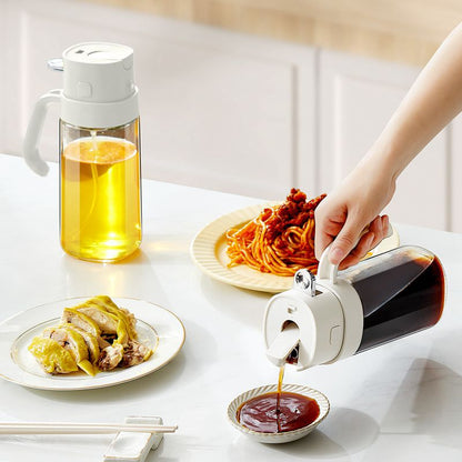 2 in 1 Oil Bottle